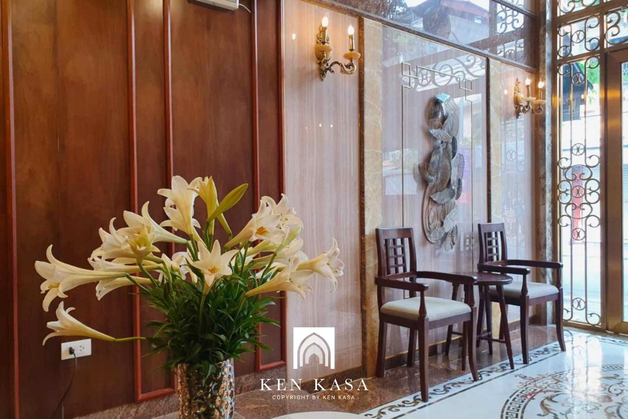 Thiết kế khong gian sảnh  tại The West Hotel & Spa 